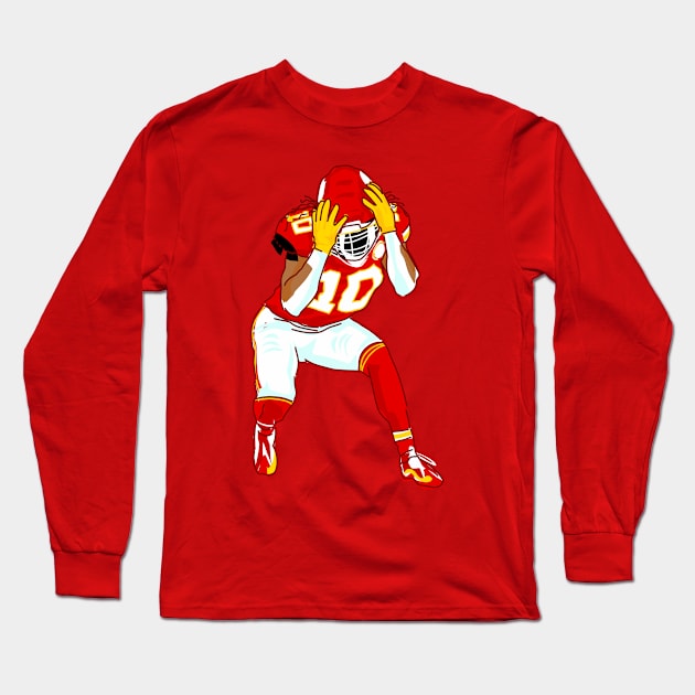 Isiah Pacheco Long Sleeve T-Shirt by Qrstore